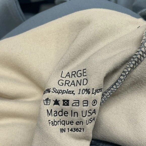 Live The Process Women’s Cutout Bodysuit Size L – Blue/Beige One-Piece - Picture 4 of 4